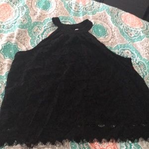 High Neck Lace Detail Top 🌻🌻